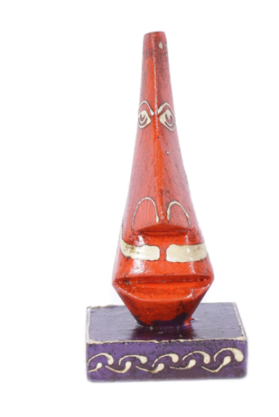Red Solid Wood Specs Holder